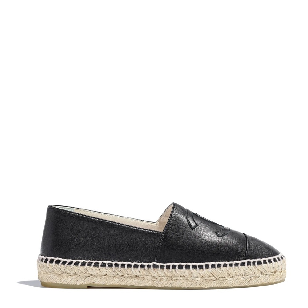Chanel Black Espadrille 39